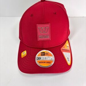 New Era 39THIRTY Washington Commanders NFL Sideline Hat Burgundy M/L New